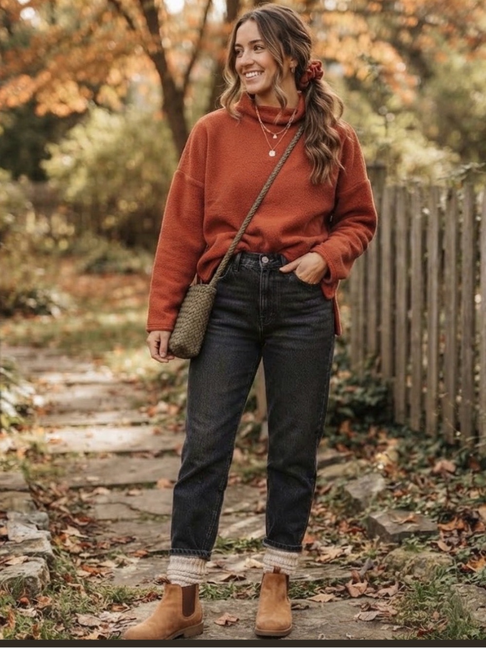Dylan Vibrant Red Fleece Top